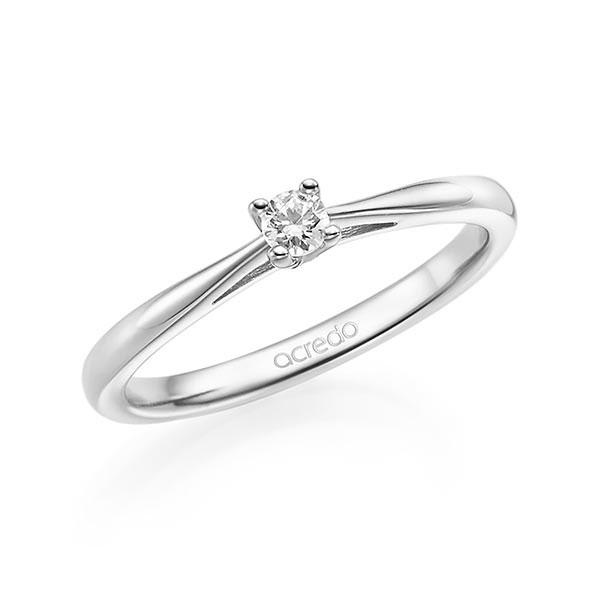 acredo smart Verlobungsringe Signature Weißgold